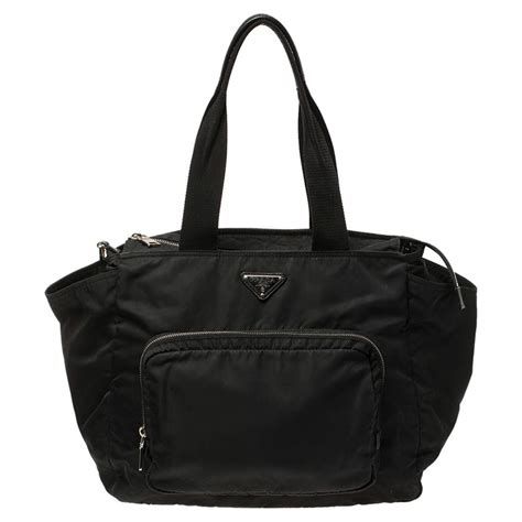 prada black tessuto nylon diaper bag br4102|Prada Black Tessuto Nylon Diaper Bag .